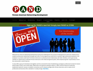 pandsociety.net screenshot