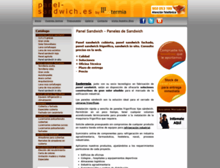 panel-sandwich.es screenshot
