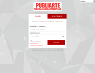 panel.publiarte.net screenshot
