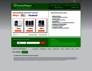 paneleallegro.pl screenshot