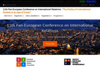 paneuropeanconference.org screenshot