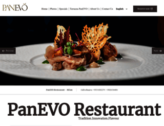 panevorestaurant.com screenshot