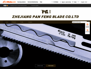 panfengblade.en.alibaba.com screenshot