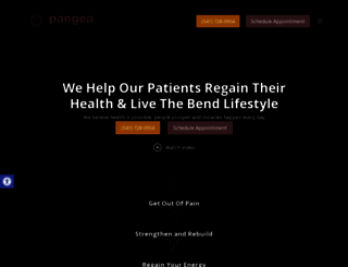 pangeachiropractic.com screenshot