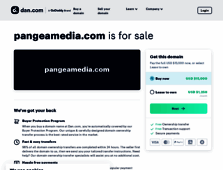 pangeamedia.com screenshot