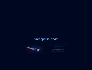 pangora.com screenshot