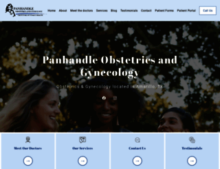 panhandleobgyn.com screenshot