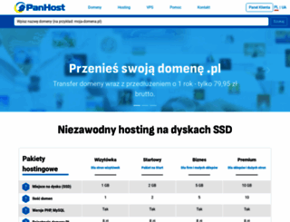 panhost.pl screenshot