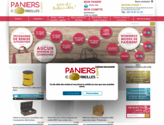 paniers-corbeilles.com screenshot