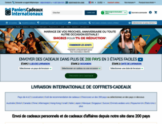 panierscadeauxinternationaux.com screenshot