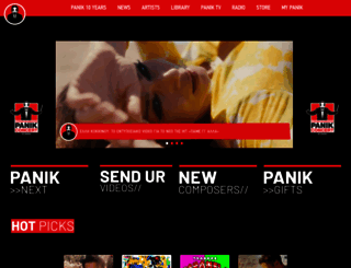 panikmusic.gr screenshot
