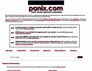 panix.com screenshot