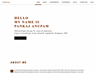 pankajanupam.in screenshot