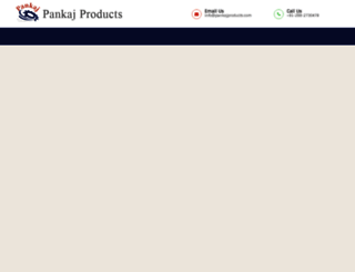 pankajproducts.com screenshot