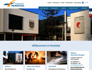 panketal.de screenshot