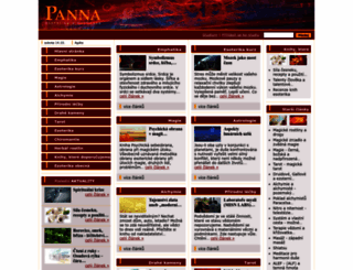 panna.cz screenshot