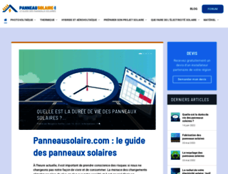 panneausolaire.com screenshot