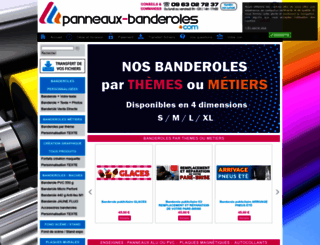 panneaux-banderoles.com screenshot