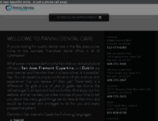 pannudental.com screenshot