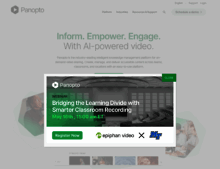 panopto.com screenshot