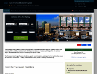 panorama-hotel-prague.h-rez.com screenshot