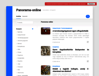 panorama-online.hu screenshot