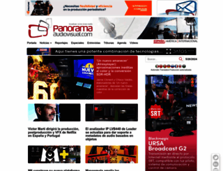 panoramaaudiovisual.com screenshot