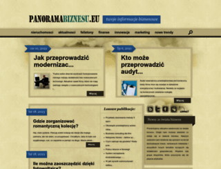 panoramabiznesu.eu screenshot