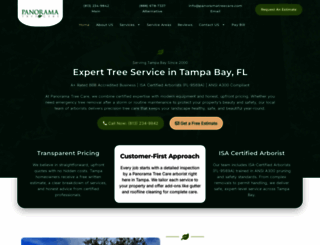 panoramatreeservice.com screenshot