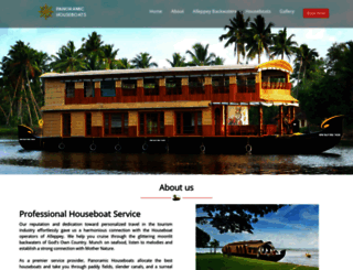panoramichouseboats.com screenshot