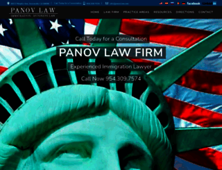 panovlaw.com screenshot