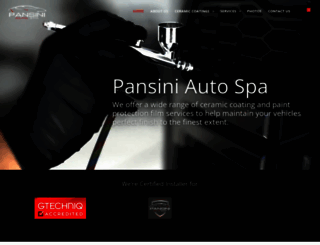 pansiniautospa.com screenshot