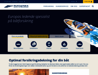 pantaenius.no screenshot