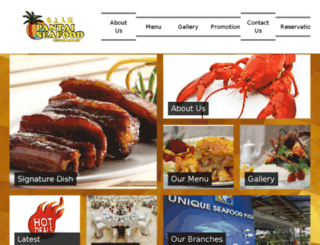 pantai.unique-seafood.com screenshot