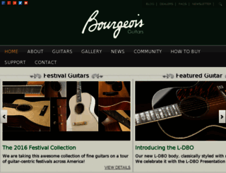 pantheonguitars.com screenshot