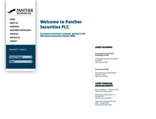 pantherplc.com screenshot