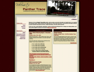 panthertracehoa.org screenshot