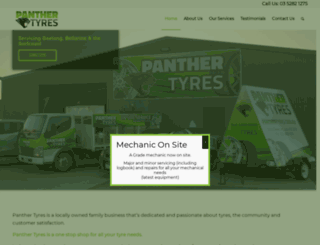 panthertyres.com.au screenshot