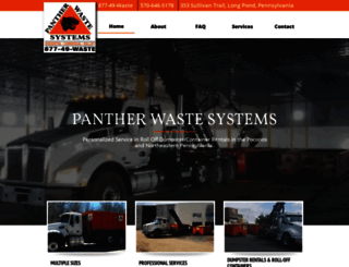 pantherwaste1.com screenshot