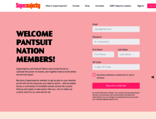 pantsuitnation.org screenshot