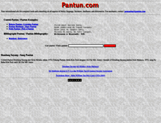 pantun.com screenshot