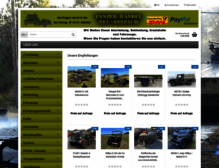 panzer-handel.de screenshot