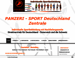 panzeri-sport.com screenshot