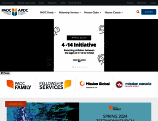 paoc.org screenshot