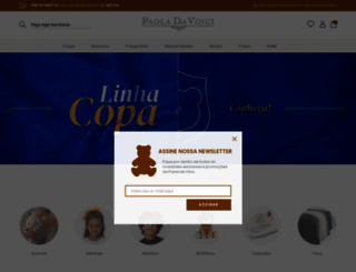 paoladavinci.com.br screenshot