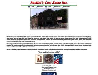 paolinicaststone.com screenshot