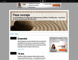 papacourage.over-blog.com screenshot