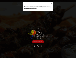 papagalinocafebakery.com screenshot
