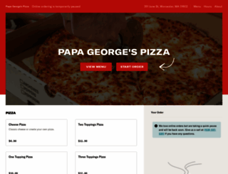 papageorgespizza.com screenshot