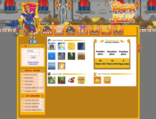papajeux.com screenshot